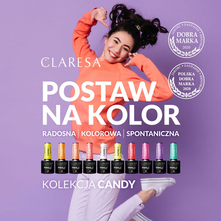 CLARESA Lakier hybrydowy CANDY 1 -5g 143191 Kosmed